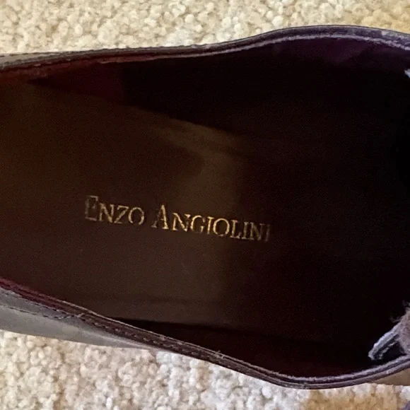 Enzo Angiolini Women’s Dark Brown Oxfords - Picture 3 of 6